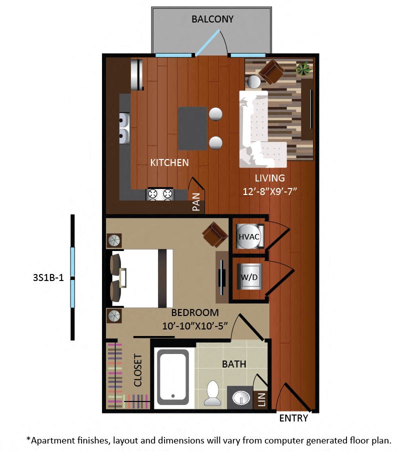 3S1A floor plan